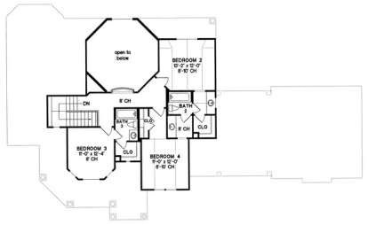 Floorplan 2 for House Plan #402-01032