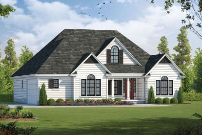 Country House Plan #402-01036 Elevation Photo