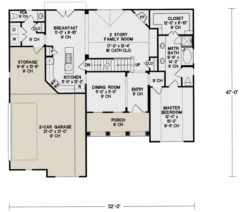 House Plan House Plan #5268 Drawing 1
