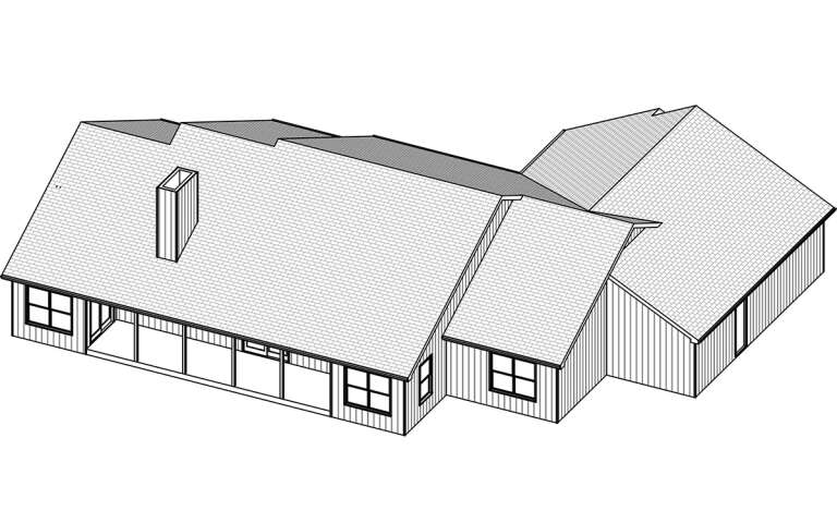 Traditional House Plan #849-00002 Elevation Photo