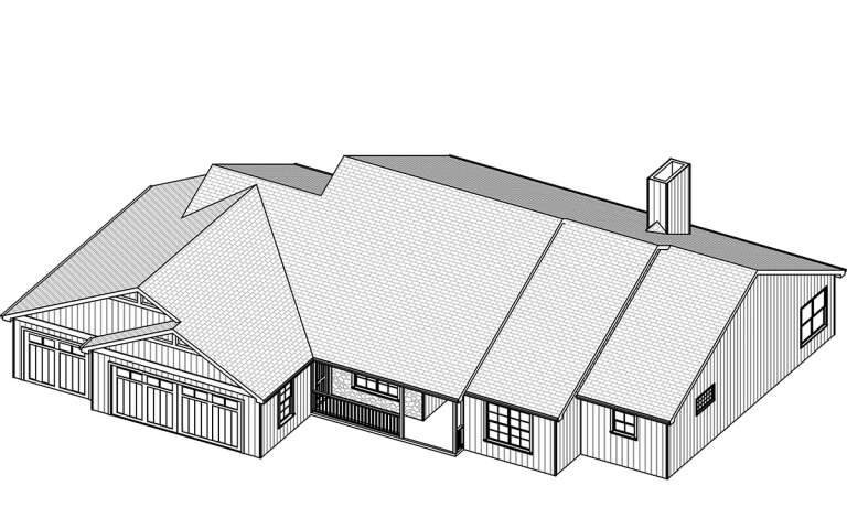 Traditional House Plan #849-00002 Elevation Photo
