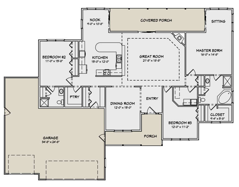 House Plan House Plan #5273 Drawing 1