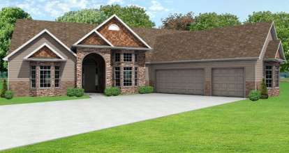 2 Bed, 2 Bath, 2564 Square Foot House Plan - #849-00003