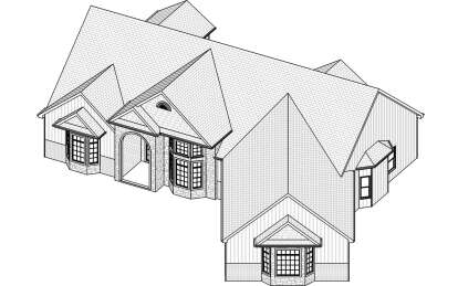 European House Plan #849-00003 Elevation Photo