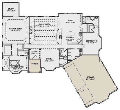 Main Floor  for House Plan #849-00003