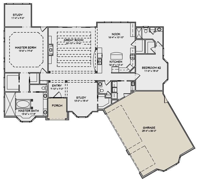 House Plan House Plan #5274 Drawing 1