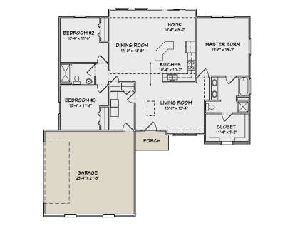 Main Floor  for House Plan #849-00004