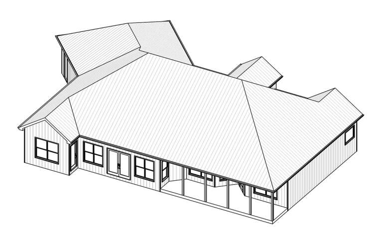 Ranch House Plan #849-00005 Elevation Photo