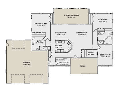 Main Floor  for House Plan #849-00007