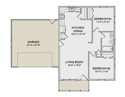 Main Floor  for House Plan #849-00011