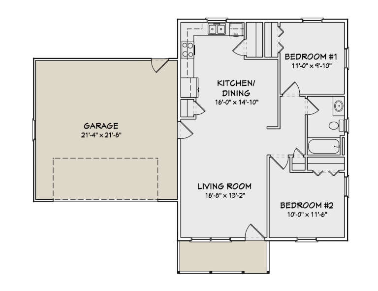 House Plan House Plan #5282 Drawing 1