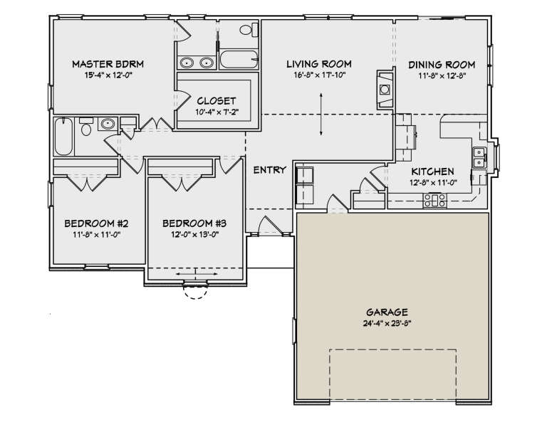 House Plan House Plan #5283 Drawing 1