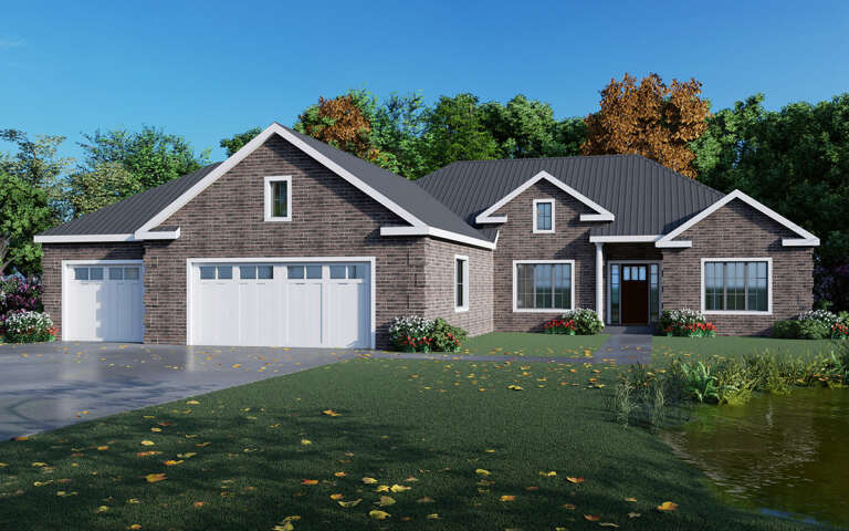 House Plan House Plan #5284 Front Elevation