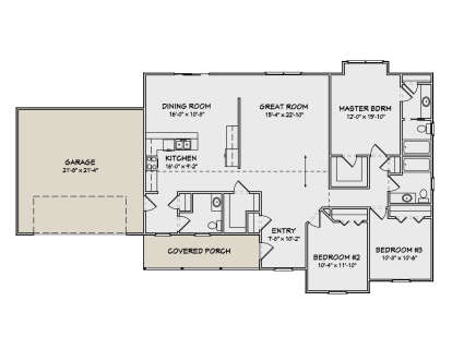 Main Floor  for House Plan #849-00014