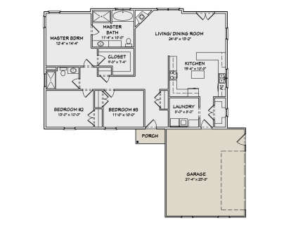Main Floor  for House Plan #849-00015