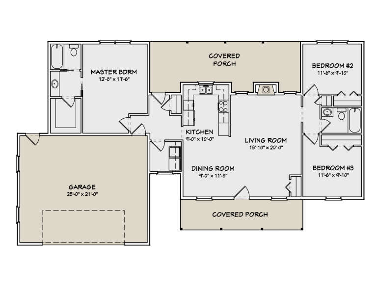 House Plan House Plan #5288 Drawing 1