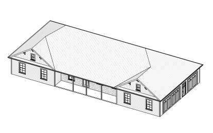 Ranch House Plan #849-00018 Elevation Photo