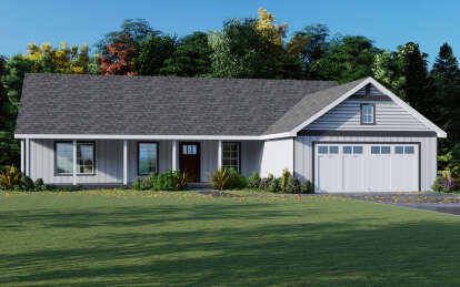 Country House Plan #849-00019 Elevation Photo