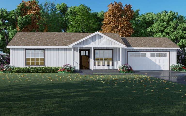 House Plan House Plan #5291 Front Elevation 