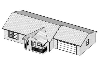 Country House Plan #849-00020 Elevation Photo