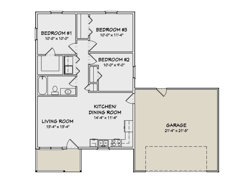 House Plan House Plan #5292 Drawing 1