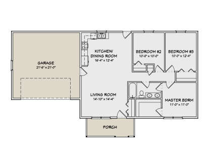 Main Floor  for House Plan #849-00022