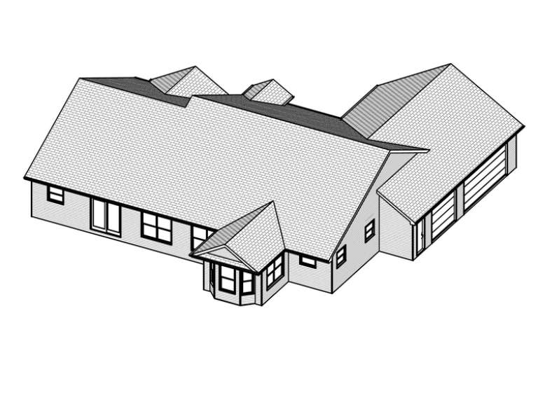 Country House Plan #849-00023 Elevation Photo