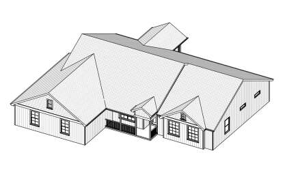 Country House Plan #849-00023 Elevation Photo