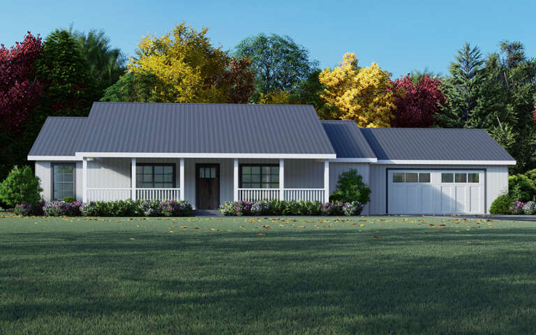House Plan House Plan #5295 Angled Front Elevation