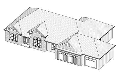 European House Plan #849-00025 Elevation Photo