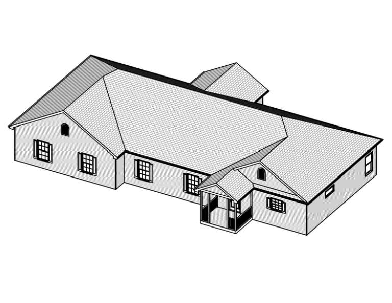 Traditional House Plan #849-00026 Elevation Photo
