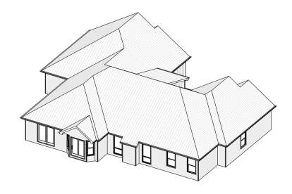 European House Plan #849-00027 Elevation Photo