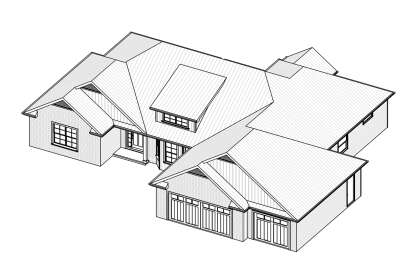 European House Plan #849-00027 Elevation Photo