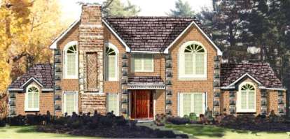 4 Bed, 3 Bath, 2411 Square Foot House Plan - #033-00094