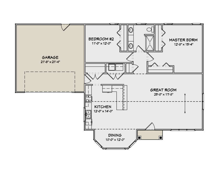 House Plan House Plan #5300 Drawing 1