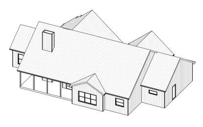 Ranch House Plan #849-00030 Elevation Photo