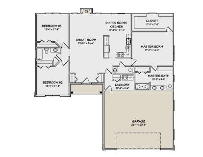 Main Floor  for House Plan #849-00032