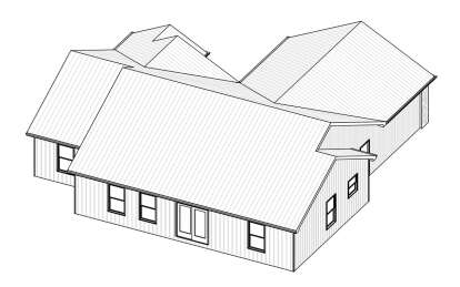 Ranch House Plan #849-00033 Elevation Photo
