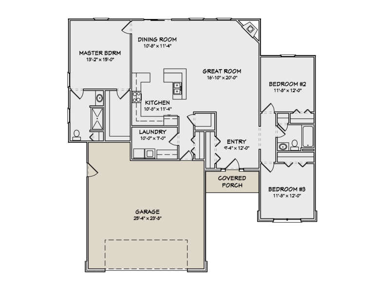 House Plan House Plan #5304 Drawing 1