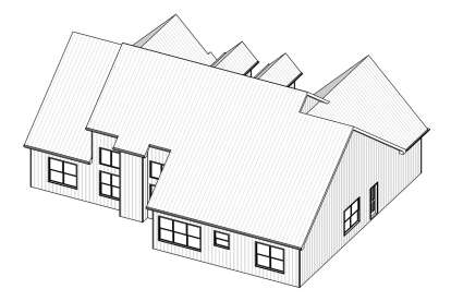 Ranch House Plan #849-00034 Elevation Photo