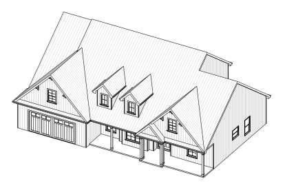 Ranch House Plan #849-00034 Elevation Photo