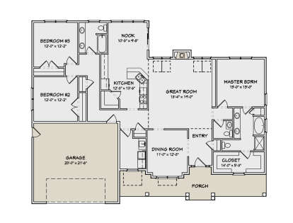 Main Floor  for House Plan #849-00034
