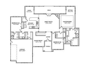 Floorplan 1 for House Plan #849-00036