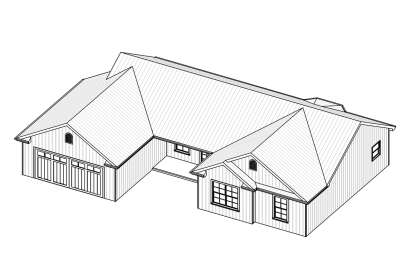 Country House Plan #849-00038 Elevation Photo