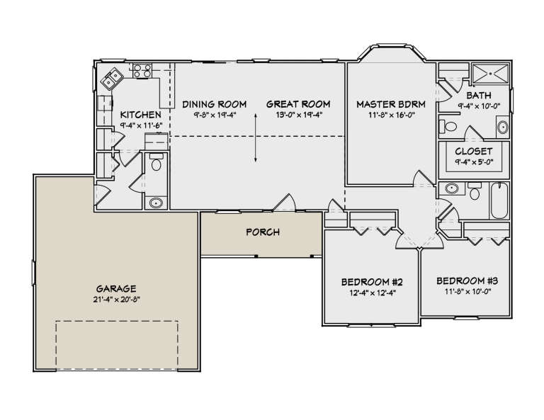 House Plan House Plan #5309 Drawing 1