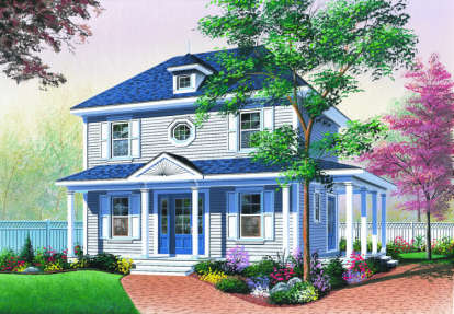 3 Bed, 2 Bath, 1440 Square Foot House Plan - #034-00123