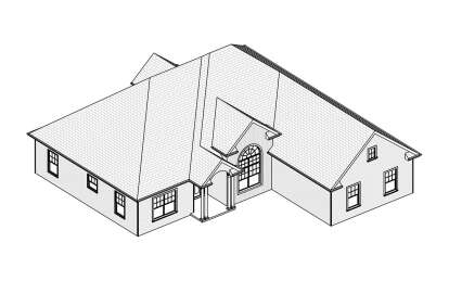 Ranch House Plan #849-00039 Elevation Photo