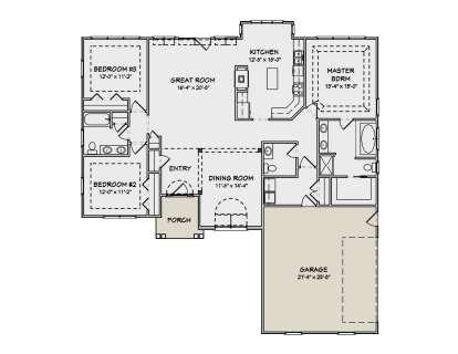 Main Floor  for House Plan #849-00039