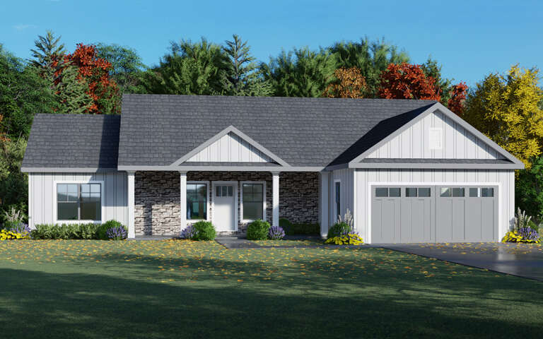 House Plan House Plan #5311 Front Elevation 
