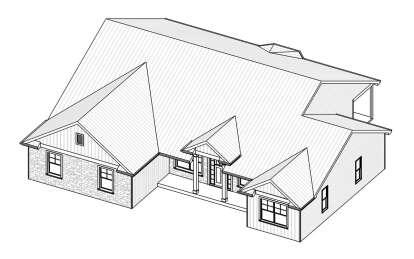 Country House Plan #849-00041 Elevation Photo